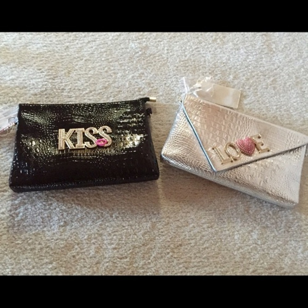 1 Left! Metallic Clutch, Wristlet or Cross Body.
